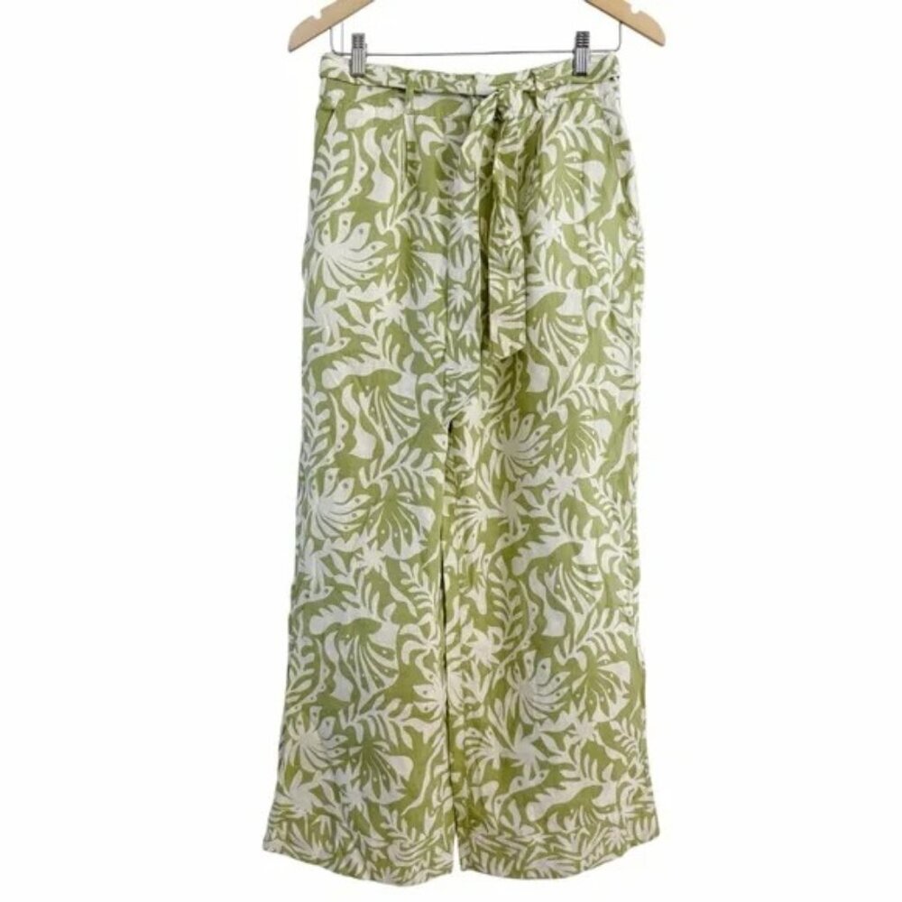 Rachel Zoe wide leg linen pants